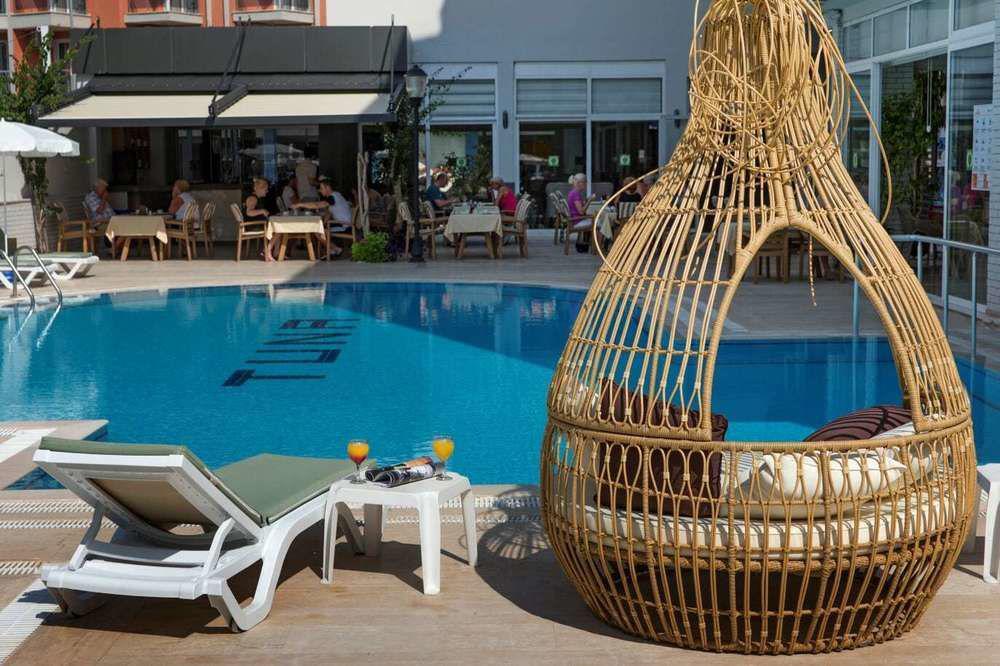 Kleopatra Tuna Apart Hotel Алания Экстерьер фото